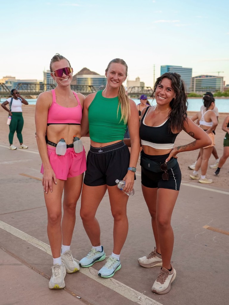 Friends after the run